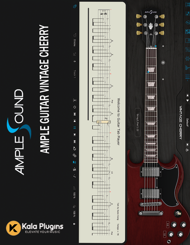 Ample Guitar Vintage Cherry